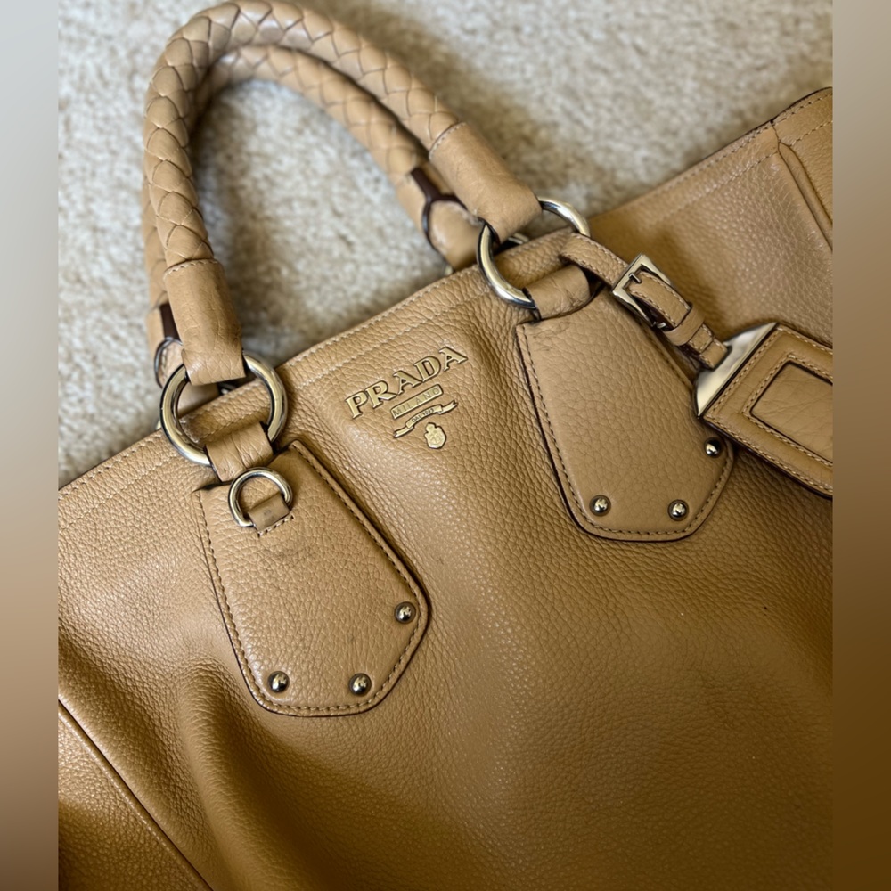 Prada Medium Sized Leather Shoulder Bag